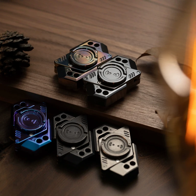 Jingzhe EDC المعادن الميكانيكية المفتوحة درع جيروسكوب الإصبع المعادن العصرية اللعب الضغط سطح المكتب لعبة هدية