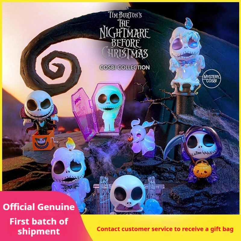 

[Новый продукт] Подлинные Hottoys «Кошмар в канун Рождества», слепая коробка, третья игра, косби, мини-кукла, украшение, подарок на Хэллоуин