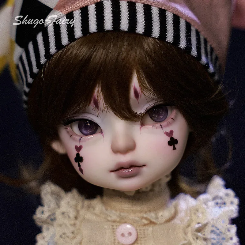 Goochelaar Bjd Pop 1/6 Illusionist Circus Performer Retro Hars Ball Jointed Fullset Blythe Reborn Art Poppen voor Meisjes Shugafairy