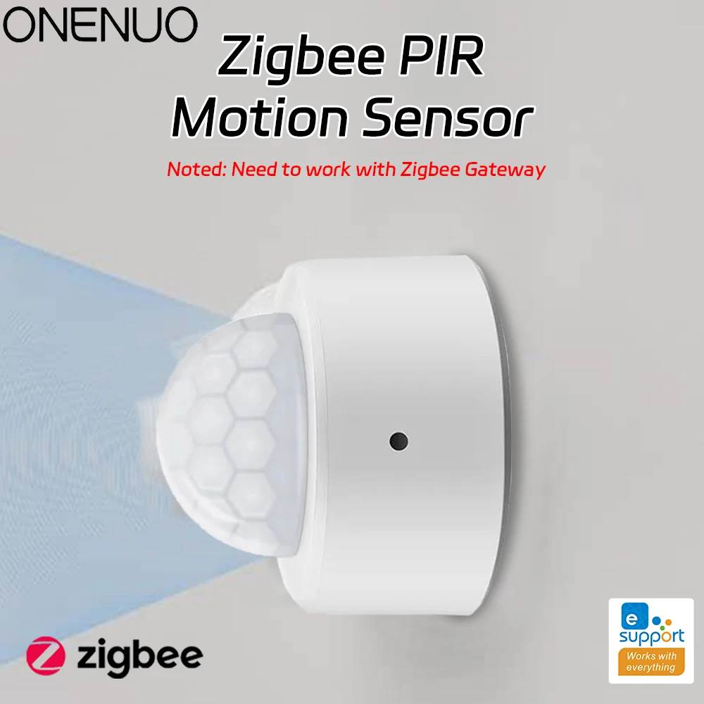 Zigbee PIR-Bewegungssensor, PIR-Infrarot-Detektor, Smart Home Security Alarm, Ewelink App-Steuerung für die Sicherheit zu Hause