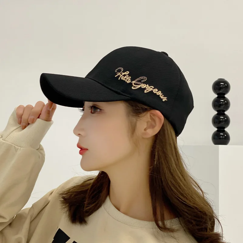 Korean Style Letters Embroidery Baseball Cap for Men Women Summer Adjustable Hip Hop Sun Hat Unisex Snapback Caps Gorras Кепка