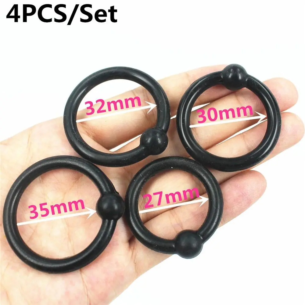 high quality Inner size: 45mm / 50 MM silicone delay ring for cock penis cockring sex time lasting sex toy for man