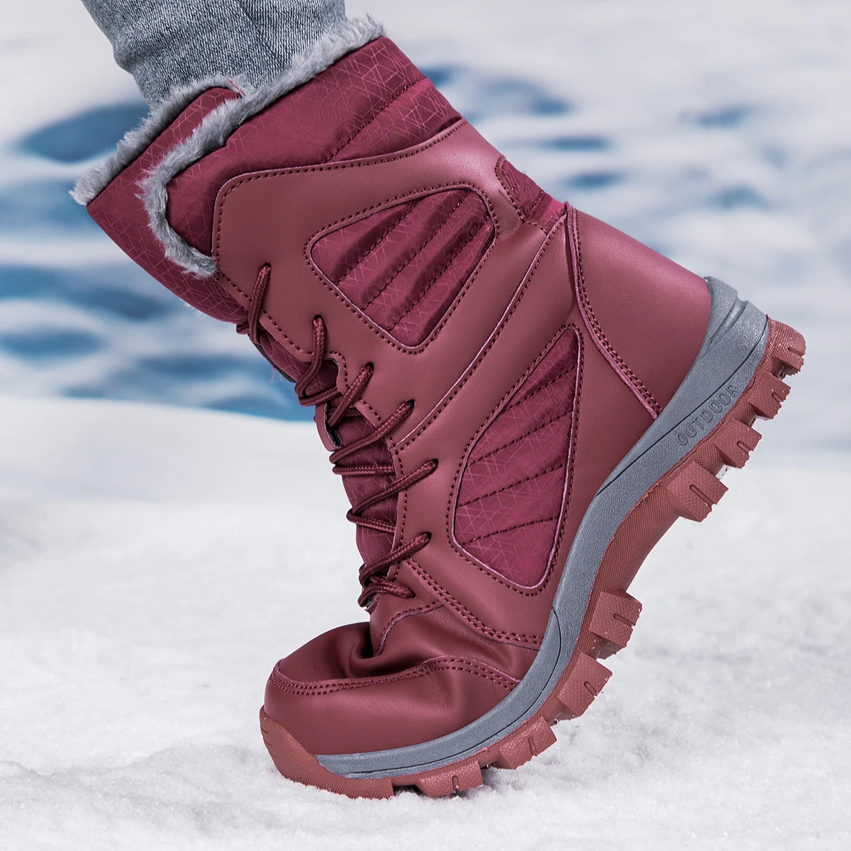 Pareja 2025 botas de nieve de - Women Shoes In Australia reseña y precio