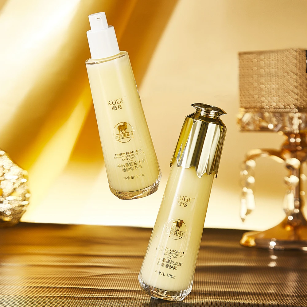 الأغنام المشيمة استخراج سقالة خلية الجلد غسول تشديد رفع العناية بالوجه ترطيب النفط السيطرة مستحلب العناية بالبشرة الكورية