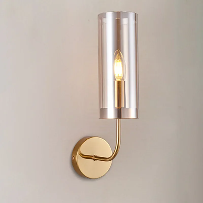 

Modern lighting luxury wall lamp, living room lamp, personalized and creative bedroom entrance, hotel aisle, three-color dimming