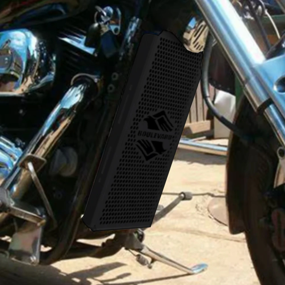 

For Suzuki Boulevard C50 M50 VZ800 INTRUDER M800 VL800 Volusia VL 800 Thicken Inlay Chrome Radiator Grill Cover Guard Protector