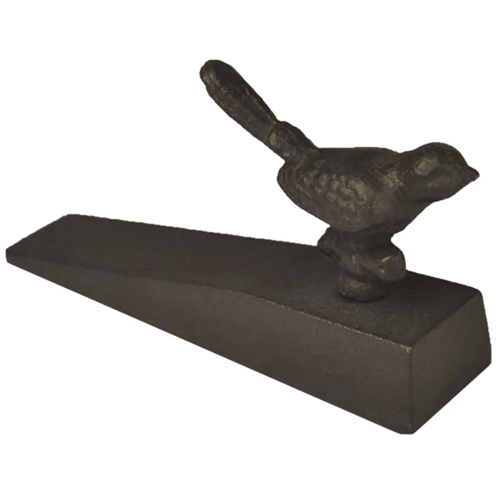 

Vintage Bird Shaped Cast Iron Door Wedge Stopper Weighted Anti-Slip Floor Door Stop for Bedroom Home Decor Wall Protection
