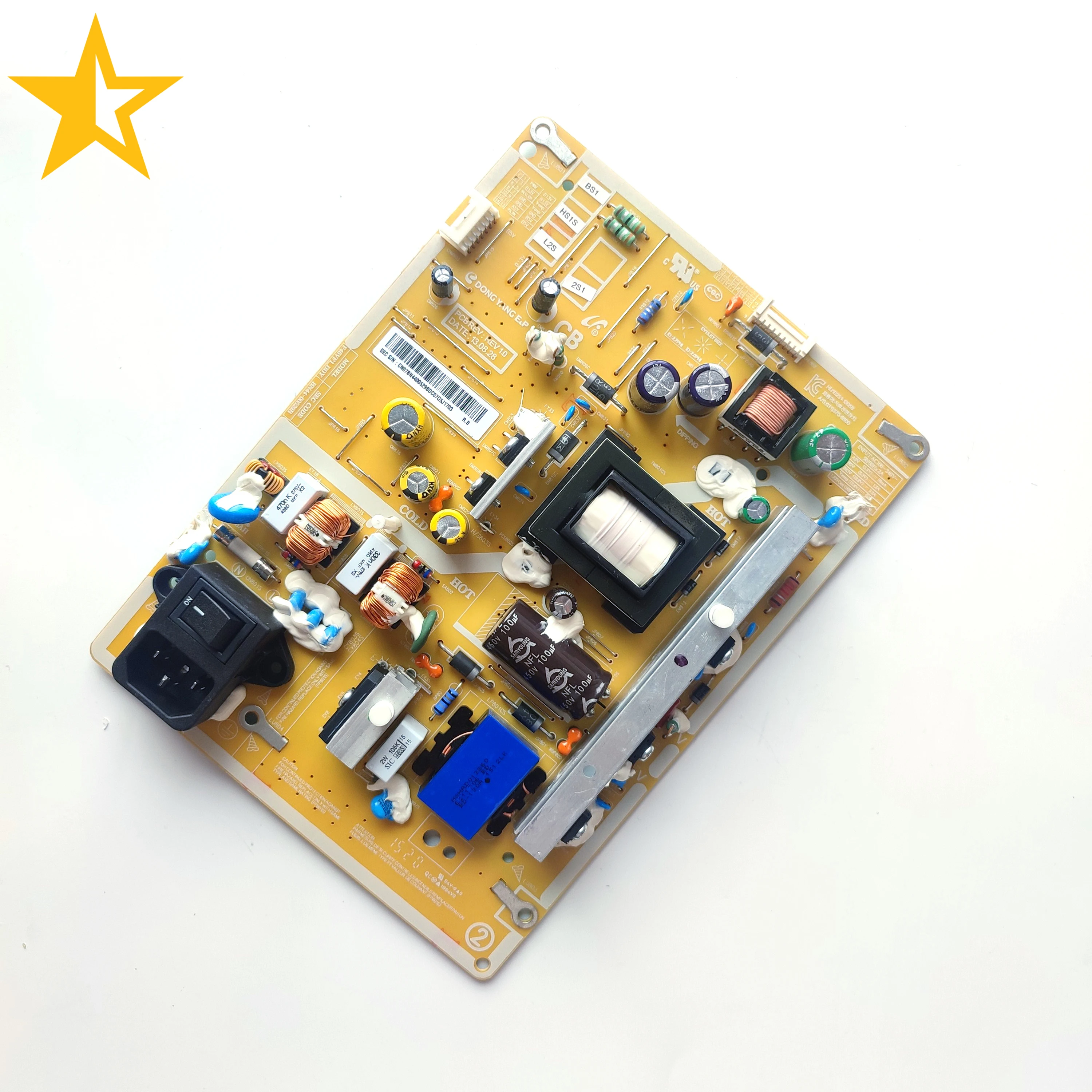 

NEW Genuine Original Power Supply Board BN44-00529B BN44-00529 BN4400529 F46VF1-DDY REV 1.0 For 40/46 Inch LCD TV Parts