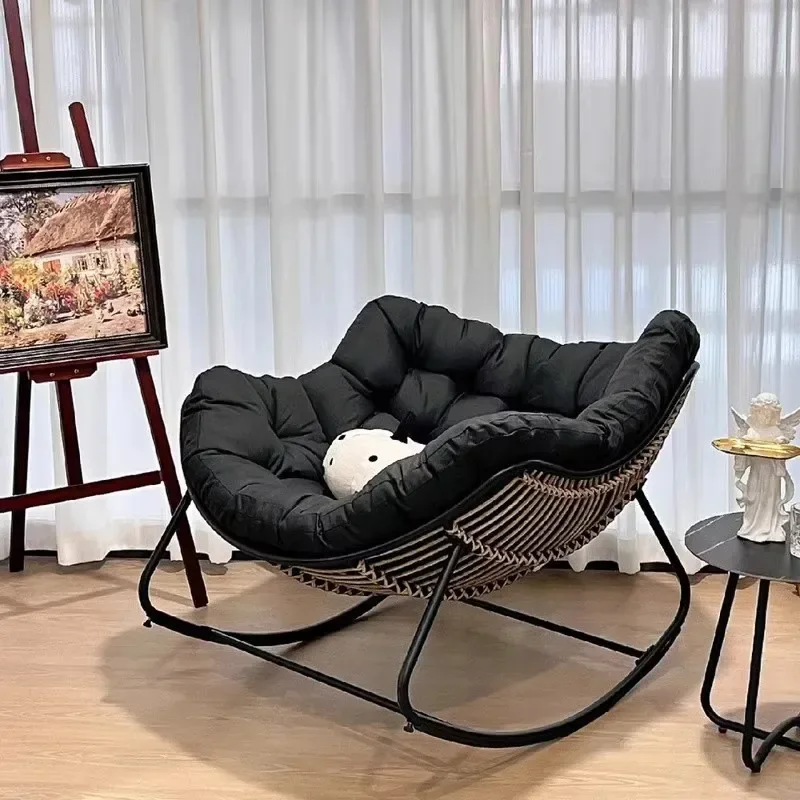 

Balcony Leisure Chair Lazy Swinging Chair Vine Weaving Home Living Room Adult Rocking Chair Single Internet Celebrity Sofa