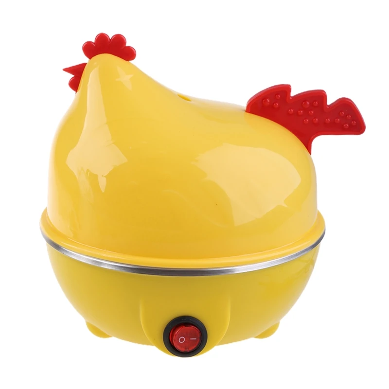 Electric Egg Steamer 7 Egg Capacity Electric Egg Cooker for Hard Boiled Eggs Multi-function Cartoon Hen Egg Boiler Drop Shipping