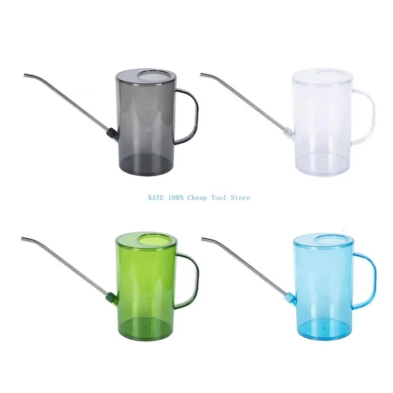 

G6KA 2L Garden Watering Can Clear Watering Pot with Scale for Accurate Watering Use