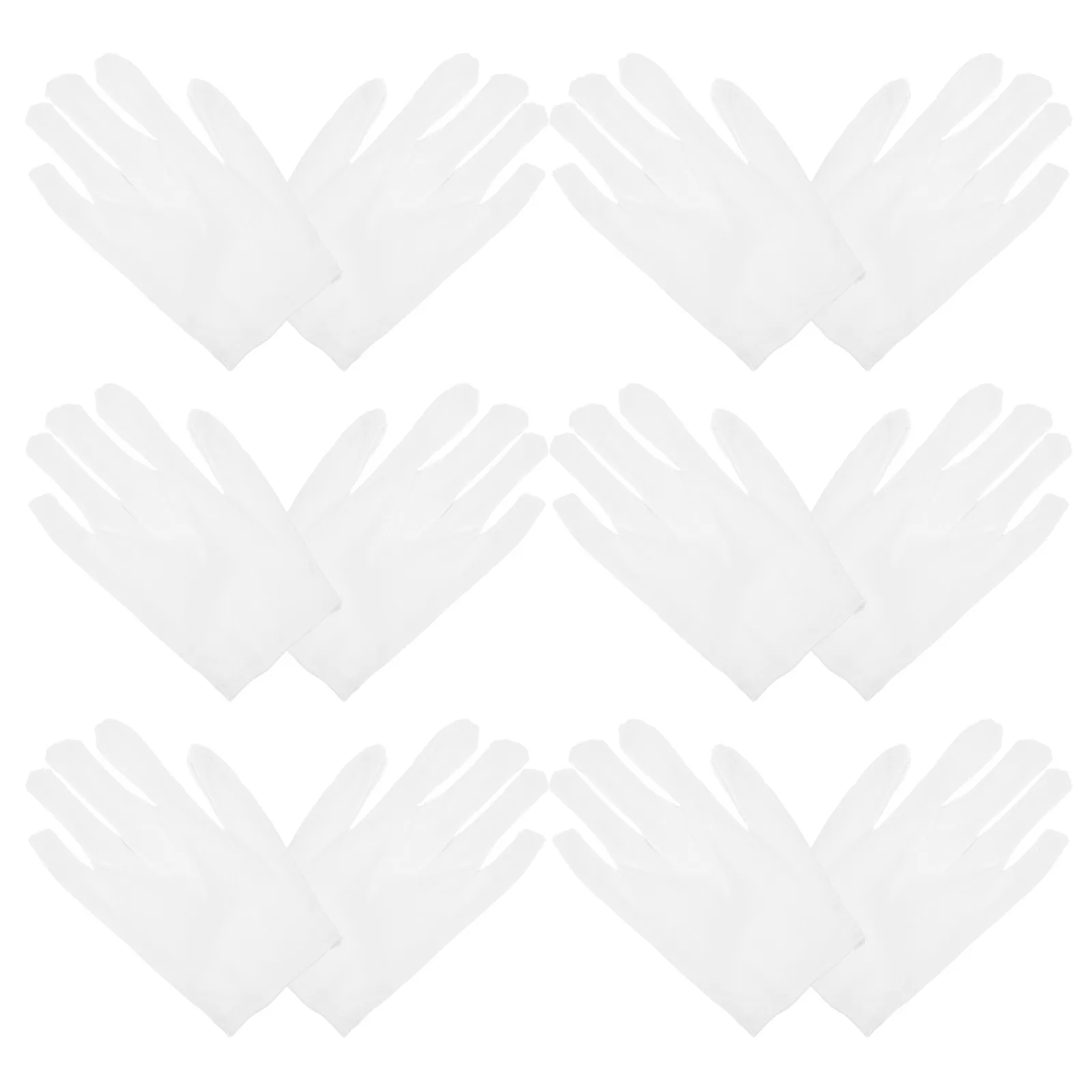 

10Pairs Stretchable Cotton Jewelry Gloves Pure Cotton Soft Comfortable Dustfree Sweatproof for Jewelry Handling Jade Inspection