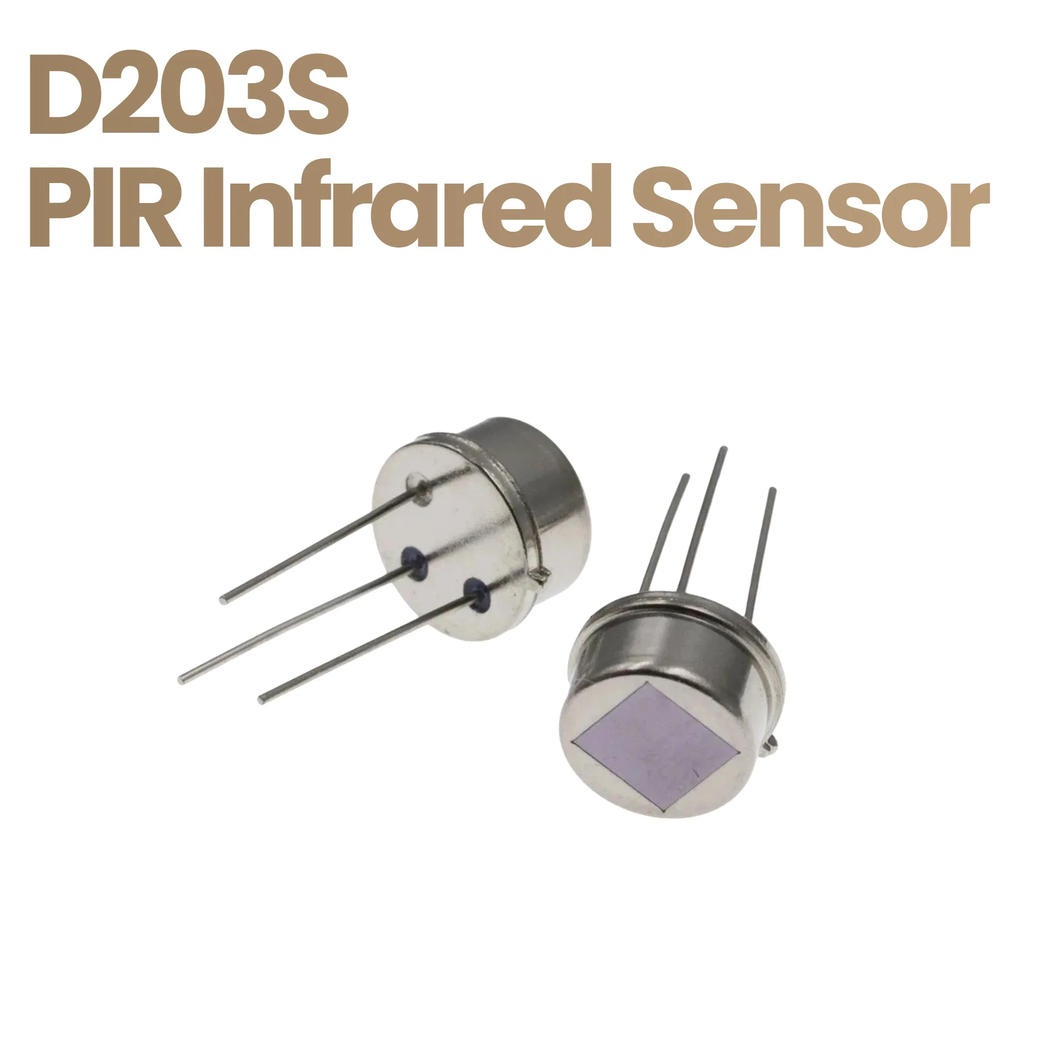 10pcs D203S PIR Human Body Infrared Sensor Pyroelectric Infrared Motion Detector Switch 3‑Pin Straight Insert Sensor Module