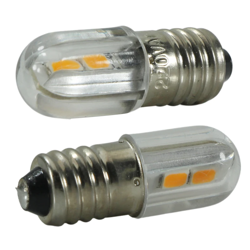 Imagem -04 - Lâmpada Ampolleta-led para Veículos Auto Indicador Luz de Advertência Sinal do Carro Energy Saving Lamp E10 v 12v 24v 36v 48v 110v 220v