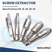 AEE4-5Pcs Damaged Screw Extractor Drill Bit High Speed Steel Double Easily Take Out Side Drill Out Broken Screw Remover Bolt