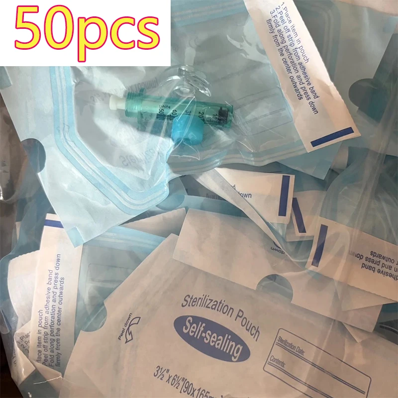 50 pieces of GCS superconducting instrument 5ML consumables set sterile independent packaging beauty syringe filter rubber plug