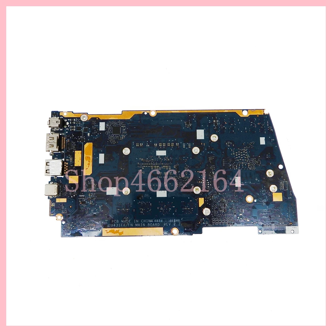 UX431FA/FN  i5-8265U CPU MX150 GPU 8GB-RAM Mainboard UX431FL UX431FLC UX431FAC UX431FN UX431F X431FA X431FL Laptop Motherboard