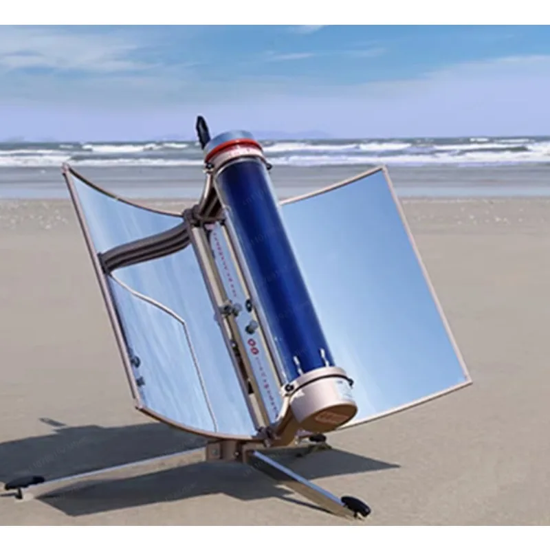 Solar Grill Portable Non-Smoking Camping Oven, Stainless Steel Outdoor Sun Stove for Cooking