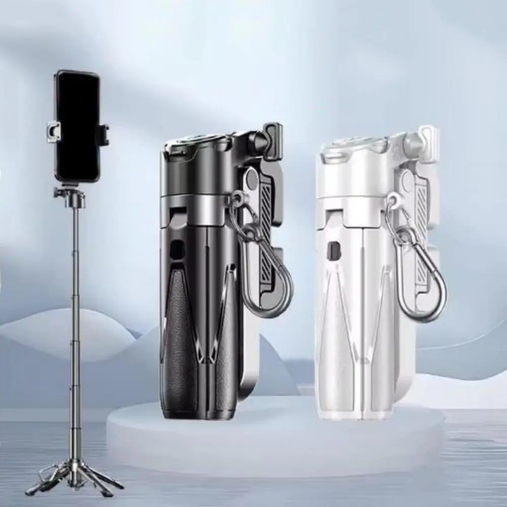 3 in 1 Mini Telescopic Selfie Stick 360° Rotation Lightweight Bluetooth Selfie Stick Extendable with Wireless Bluetooth