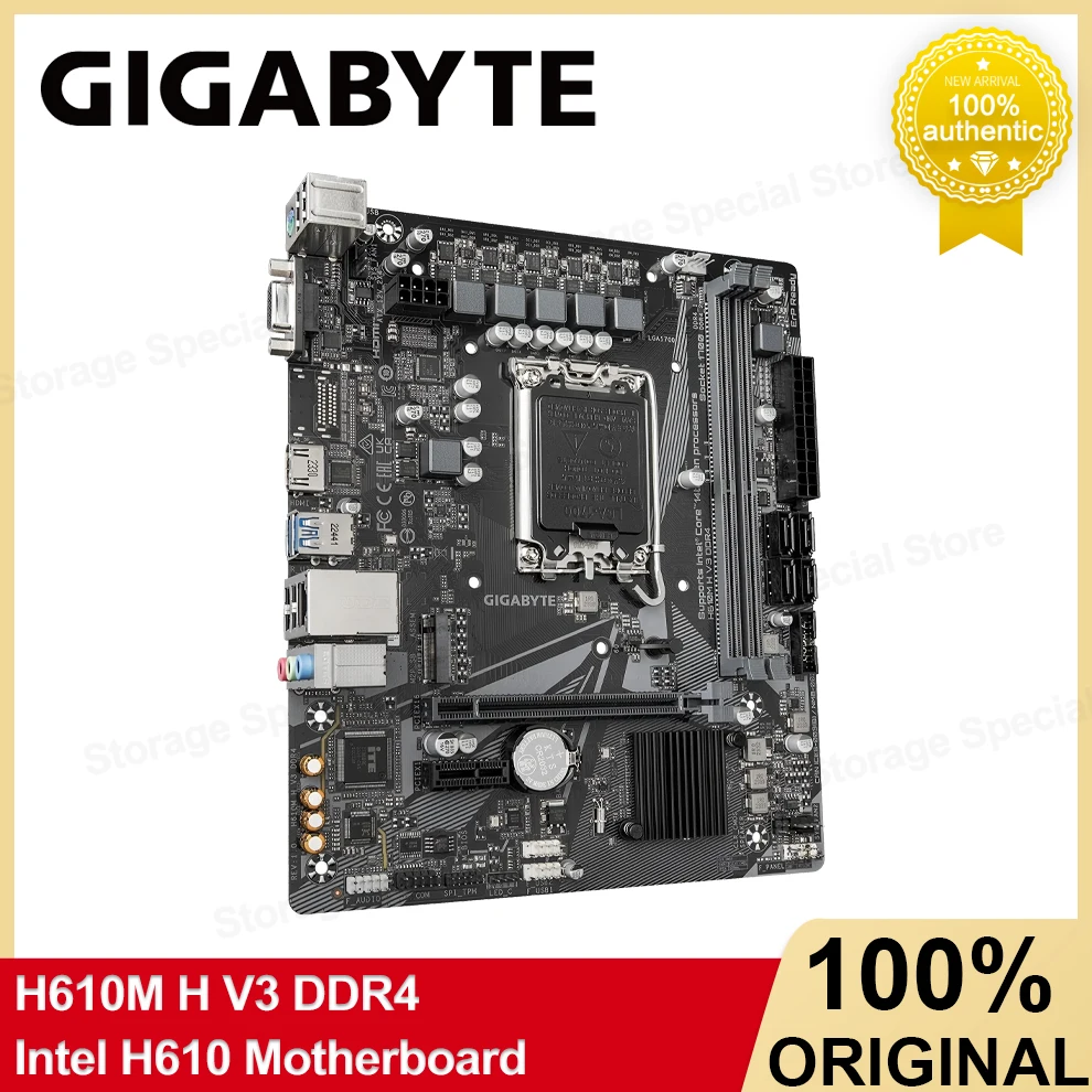 マザーボード Core i3 12100F GIGABYTE H610M S2 DDR4 8G H610M S2