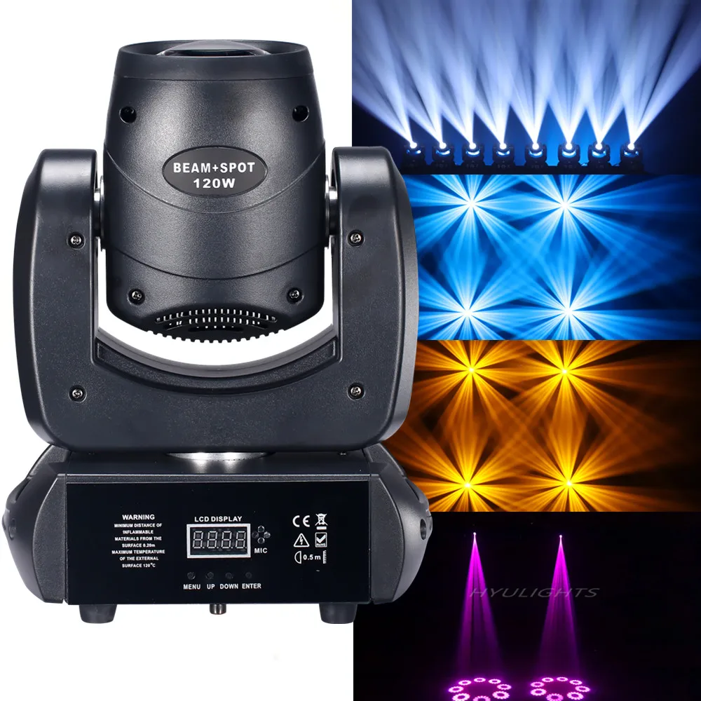 LED 120W Beam Spot Wash150W Gobo 8 Face Roto Prism 75W Moving Head Lights Super Bright Dj Disco Light Stage Light