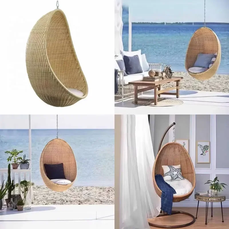 Outdoor Hanging Basket Swing Garden Bedroom Balcony Garden Furniture Single Household Hanging Basket