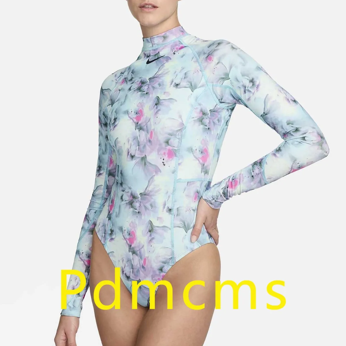 

2025 новый костюм для серфинга с длинными рукавами и принтом на молнии спереди, солнцезащитный женский купальник, гидрокостюм, купальник