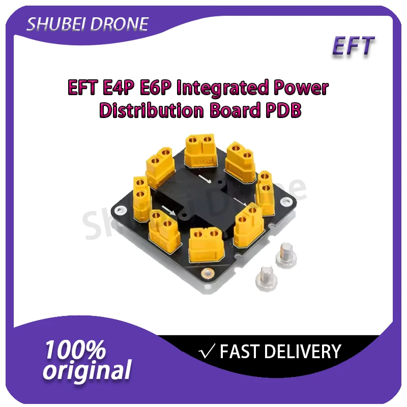 

EFT E4P E6P Integrated Power Distribution Board PDB for 4-Axis 6-Axis Agriculture Spraying Drone Quadcopter Hexacopter Accessory