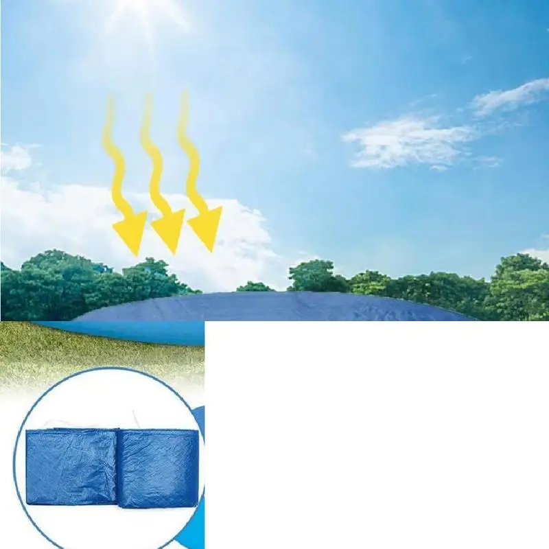 

Swimming Pool Cover Round Aboved Ground Pool Cover Summer Dustproof Inflatable Pools Covers Protective Rain Cloth With Drawcord