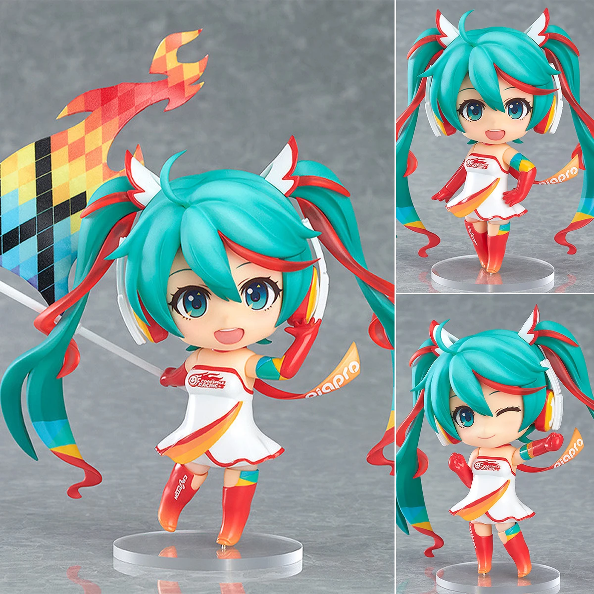 ของแท้จาก Good Smile ตุ๊กตาแอคชั่น/ฟิกเกอร์ นีเดนรอยด์ ( # 636) ( # 517) ( # 414) ฮัตสึเนะ มิคุ เรซซิ่ง 2016 2015 2014 เวอร์ชั่น H=100มม.