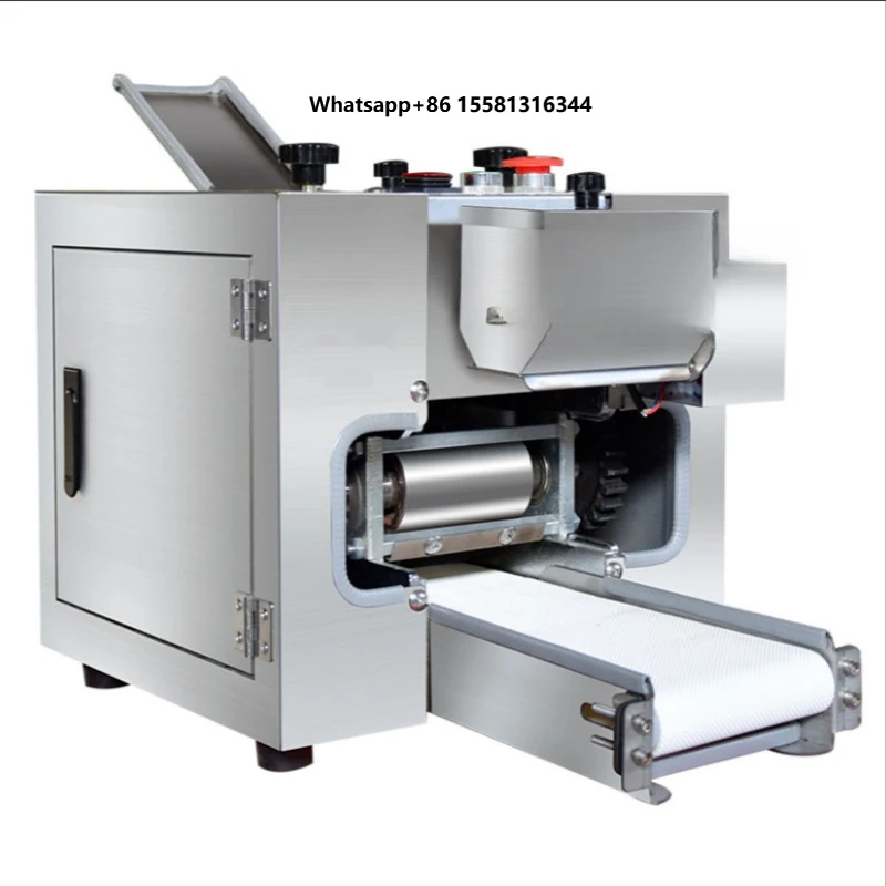 Automatic High Efficiency Motorized Dough Samosa Wonton & Dumpling Wrapper Making Machine for Restaurants