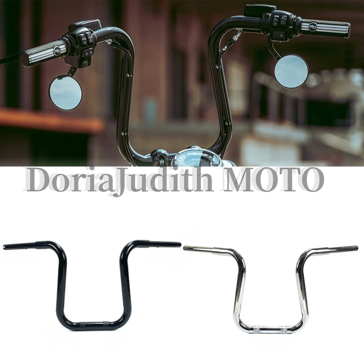 For Harley Fat Boy Road King Breakout Soft Tail Slim 2018-2023 Custom Handlebar Motorcycle 1-1/4