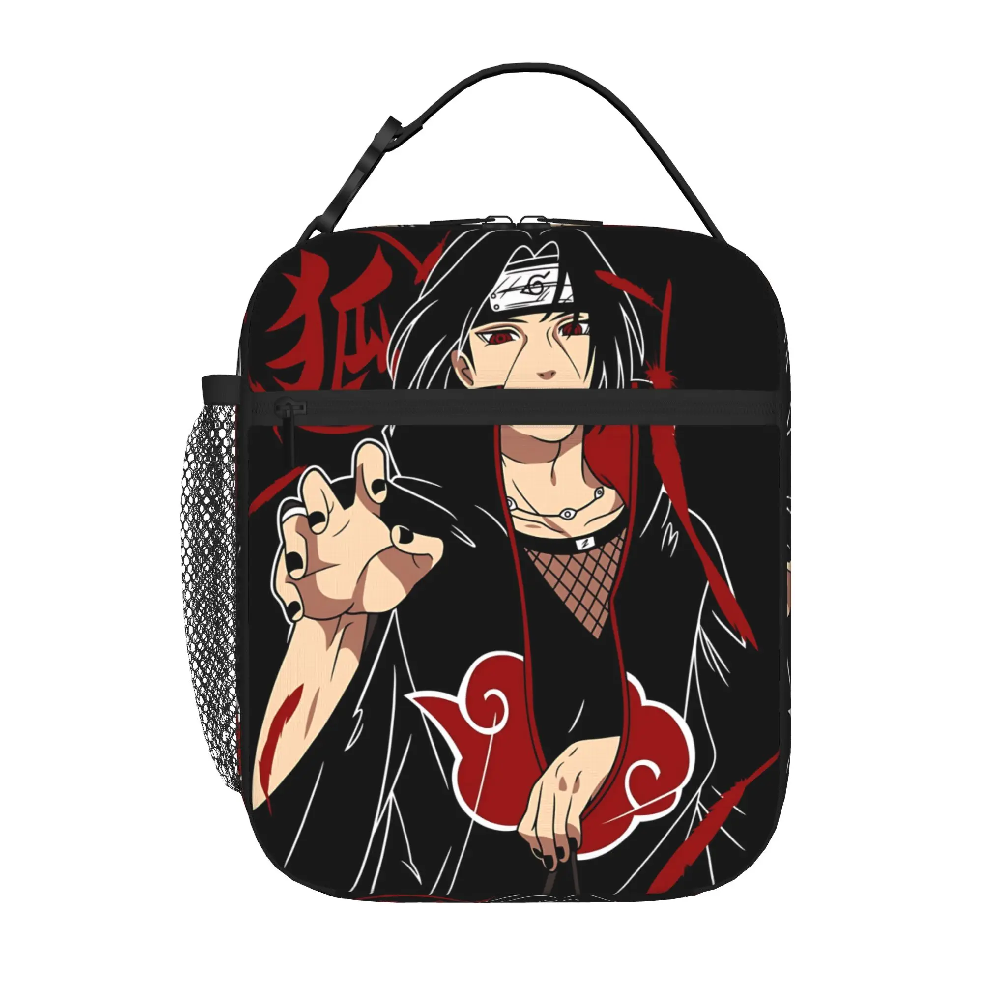 Naruto anime comic Insulated Lunch Bag Ice Pack Rice Bag  bolsa Student Bento Lunch Handbag Insulation