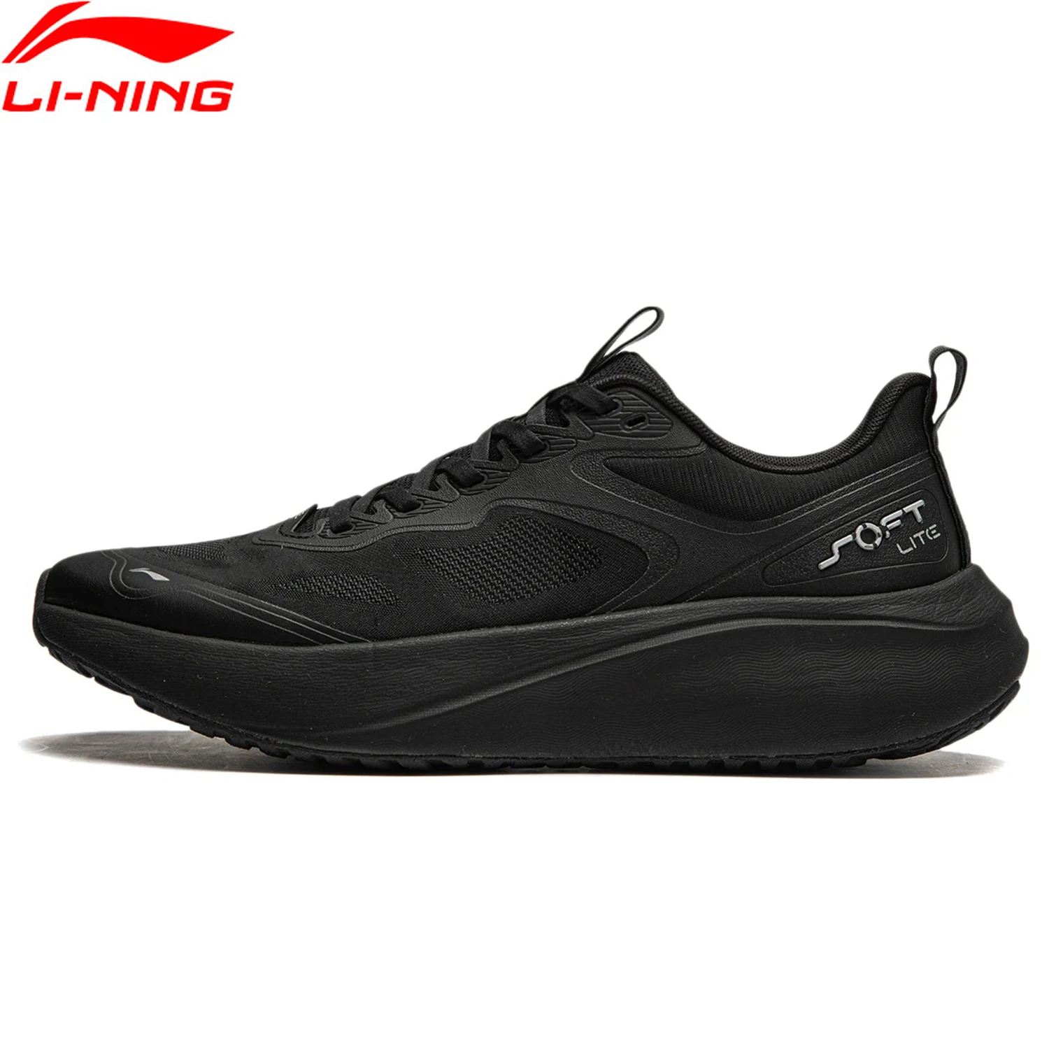 Li-Ning Men SOFT LIGHT Мужская классическая обувь для образа жизни, дышащая стильная подушка, спортивная обувь для отдыха, комфортные кроссовки для ходьбы, AGLU161