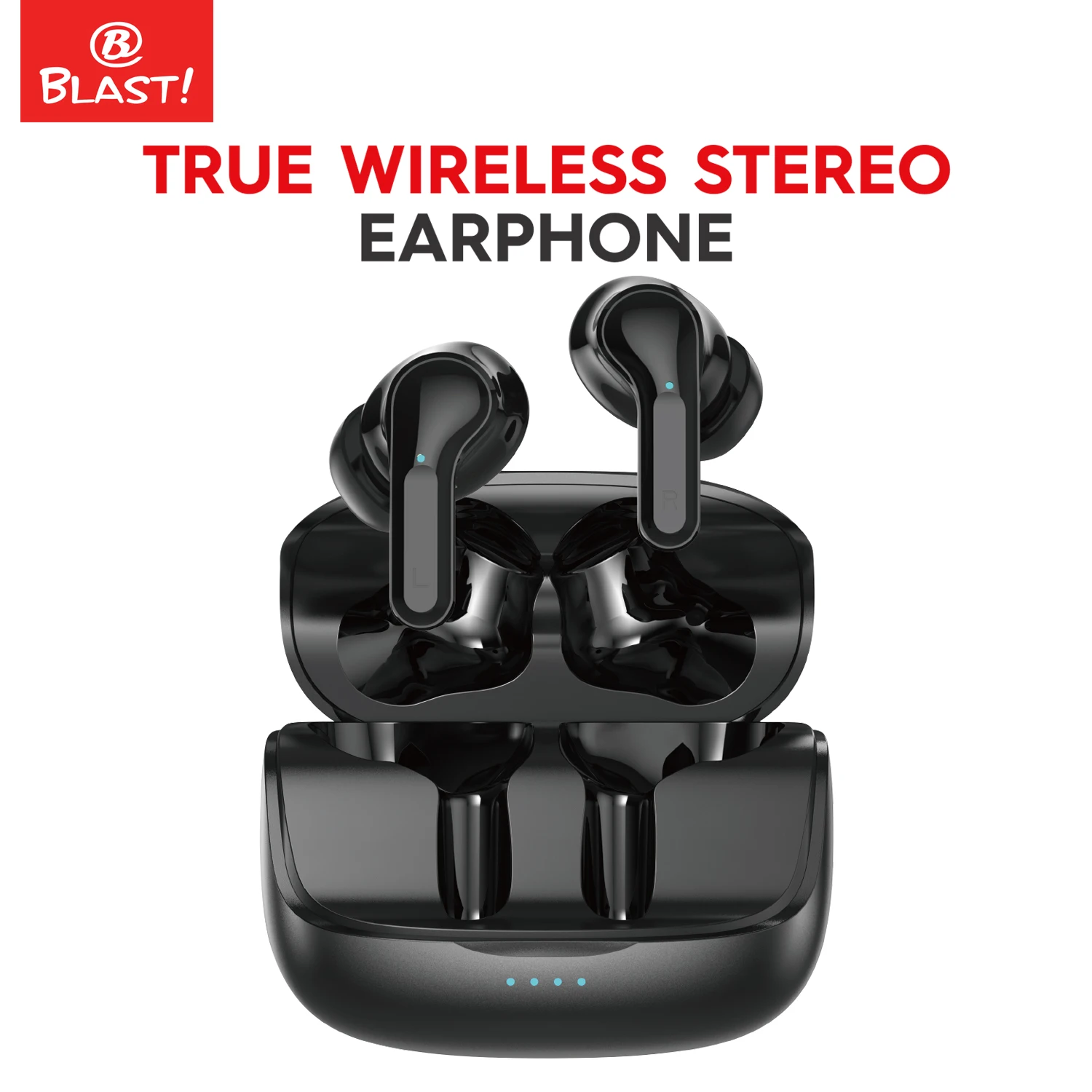 Touch BLAST! i17-black TWS wireless headset Newest Touch Blast! I17-Black True Wireless Stereo Earbuds Bluetooth-compatible V5.3