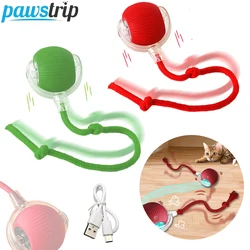 Smart Cat Toy Interactive Electric Pet Toys for cats Automatic Rolling Ball Kitten Toys USB Rechargeable Cat Accessories