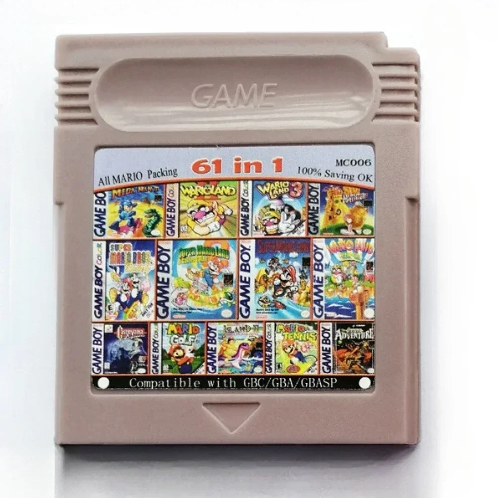 GBC Retro Game Combo Card Pokémon Series 61-in-1 108-in-1 Video Game Cassette English GBC/GBA/SP/GBM view 5