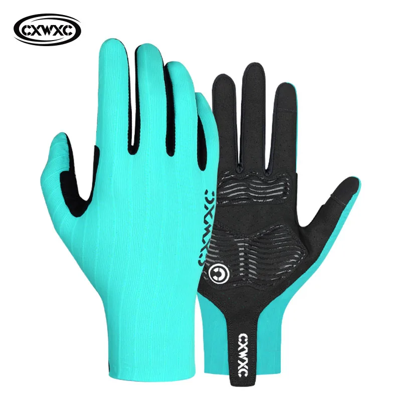 CXWXC Fietshandschoenen Volledige Vinger Fiets Sporthandschoenen Heren Dames Touchscreen Ademend Gym Motor Camping Wandelen Wanten