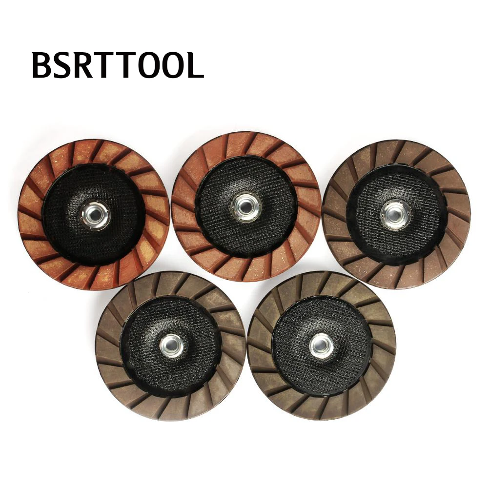 BSRTTOOL 7 Inch Diamond Ceramic Bond Cup Edge Grinding Wheel Dry Polishing Cup Wheel For Concrete Granite Marble Polishing