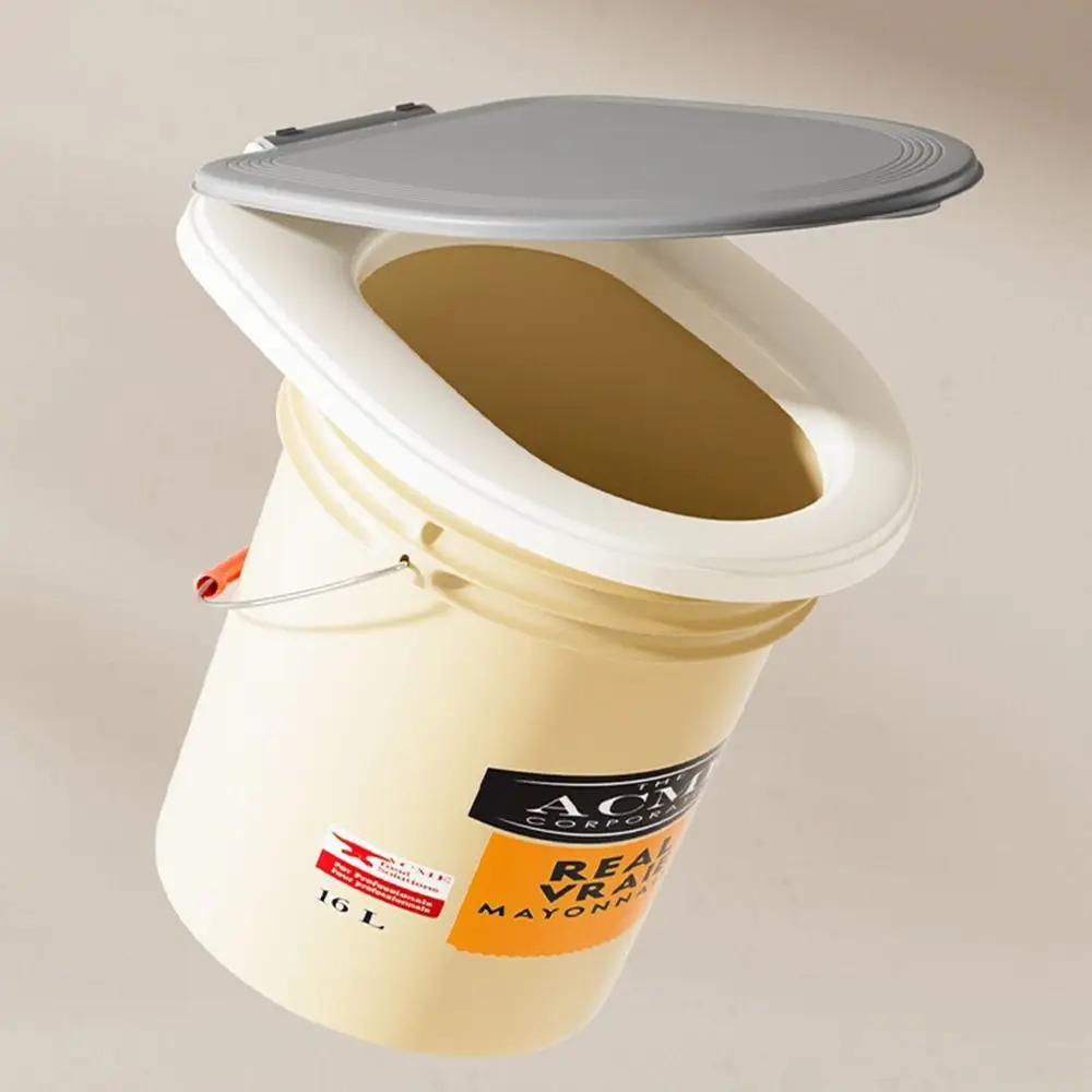 Creative Plastic Toilet Seat Lid Potty Seat Bathroom Removable Movable Toilet Lid Camping Bucket Seats Home Outdoor Accessories