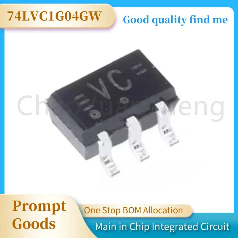 1PCS New and original 74LVC1G04GW VC SOT-353 Single phase inverter logic chip The gate and the inverter logic chip