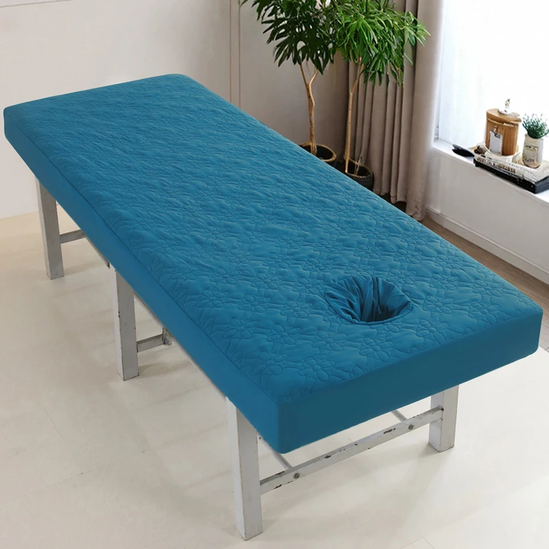 Multi-sizes Massage Table Bed Fitted Sheet Thickened Quilted Comfort Beauty Bed Cover for Beauty Salon Massage SPA Therapy Cover