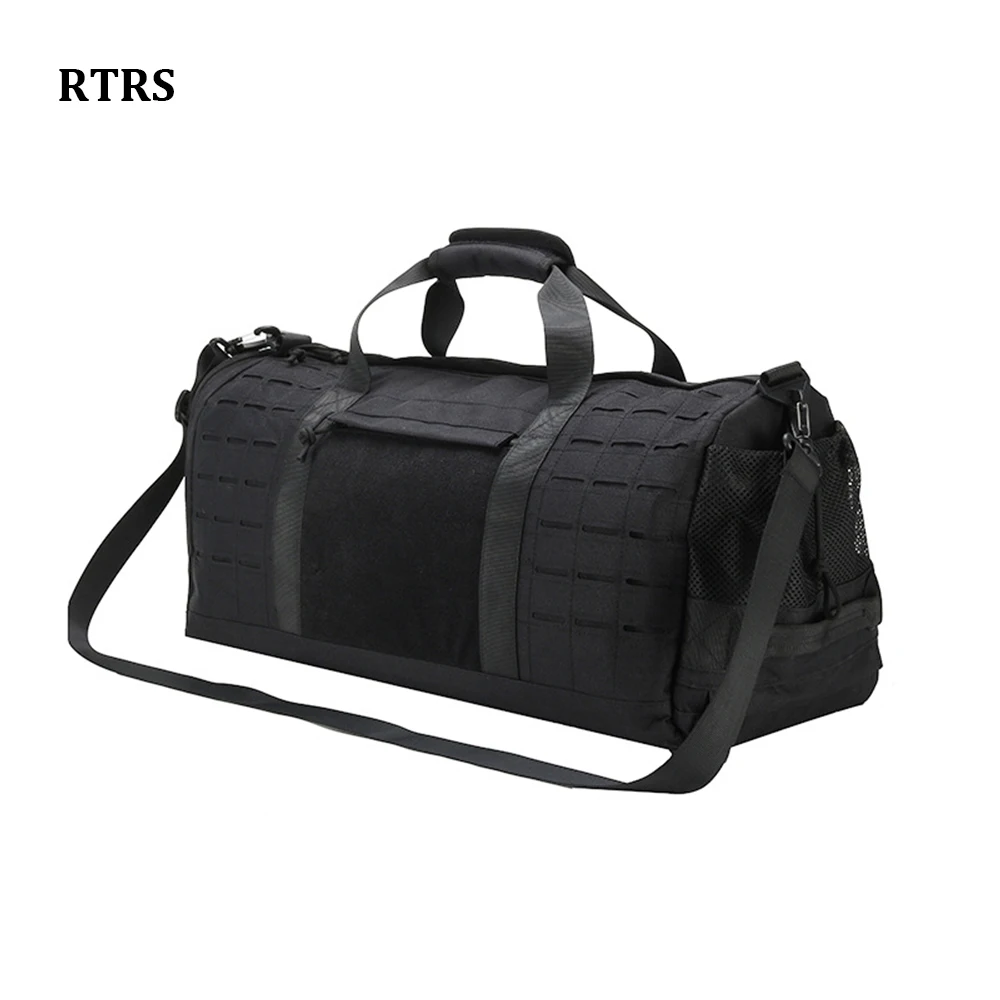 

35L Multifunctional Man Shoulder Bag Military Tactical Tote Bag Waterproof Hiking Camping Barrel Handbag Trekking Sling Bag