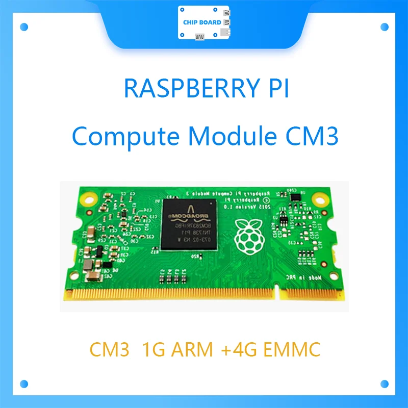 

RASPBERRY PI Compute Module CM3+ Lite/8GB/16GB/32GB eMMC Flash Memory Broadcom BCM2837B0 1GB LPDDR2 SDRAM