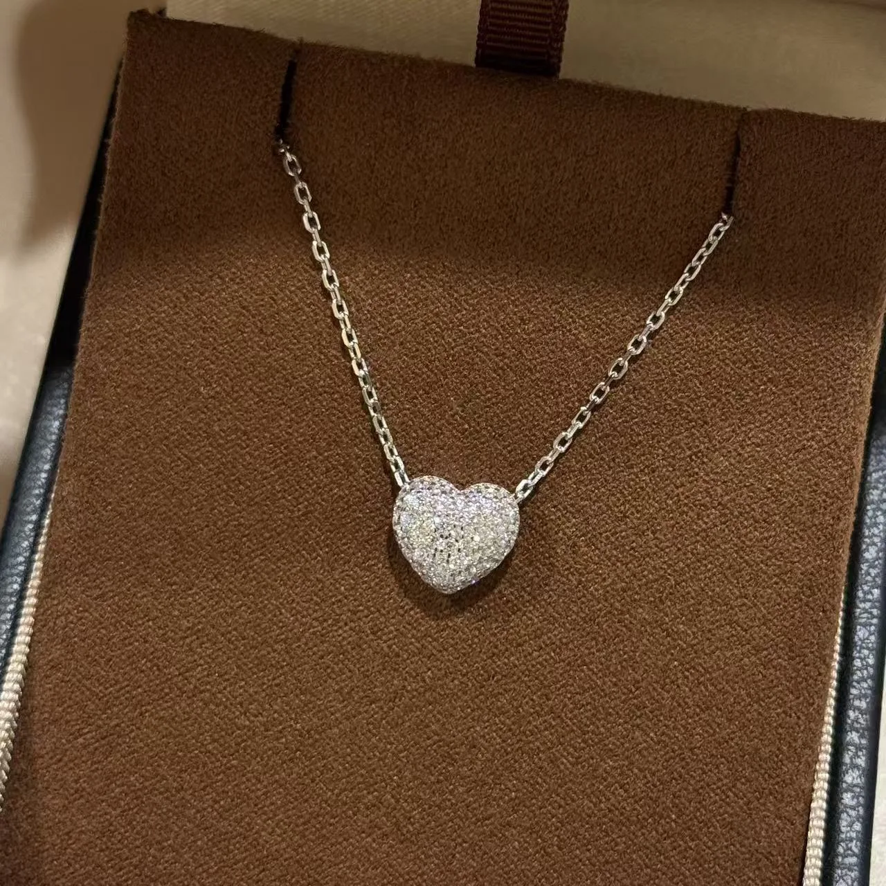 

2025 S925 New Popular High Quality Classic Hot Selling Love Romantic Sweet Engagement Necklace Women's Luxury Jewelry PartY