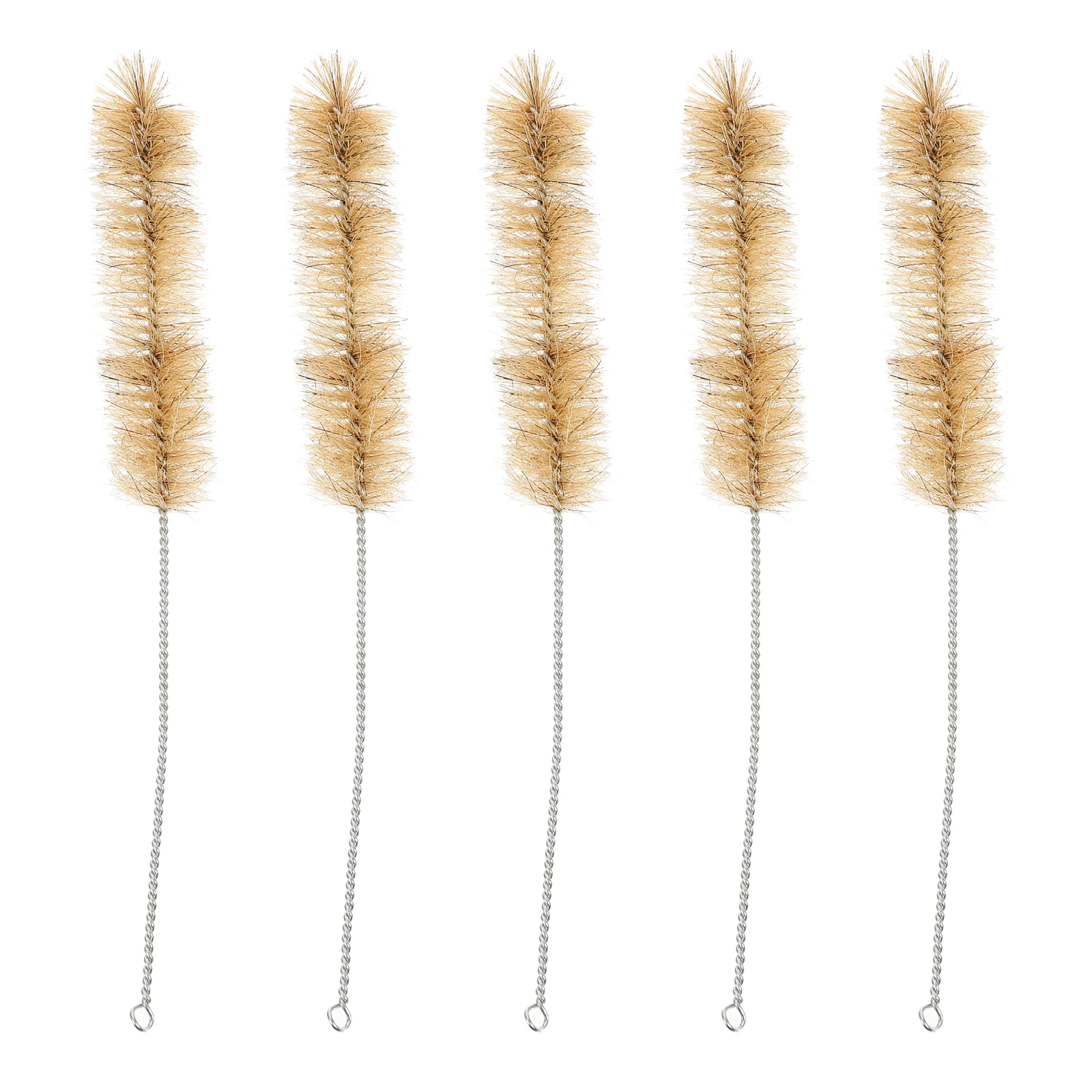 

10pcs Test Tube Brush Cleaning Pipe Bottle Brushes Nylon Pig Hair Durable Long Lasting Tube Cleaners
