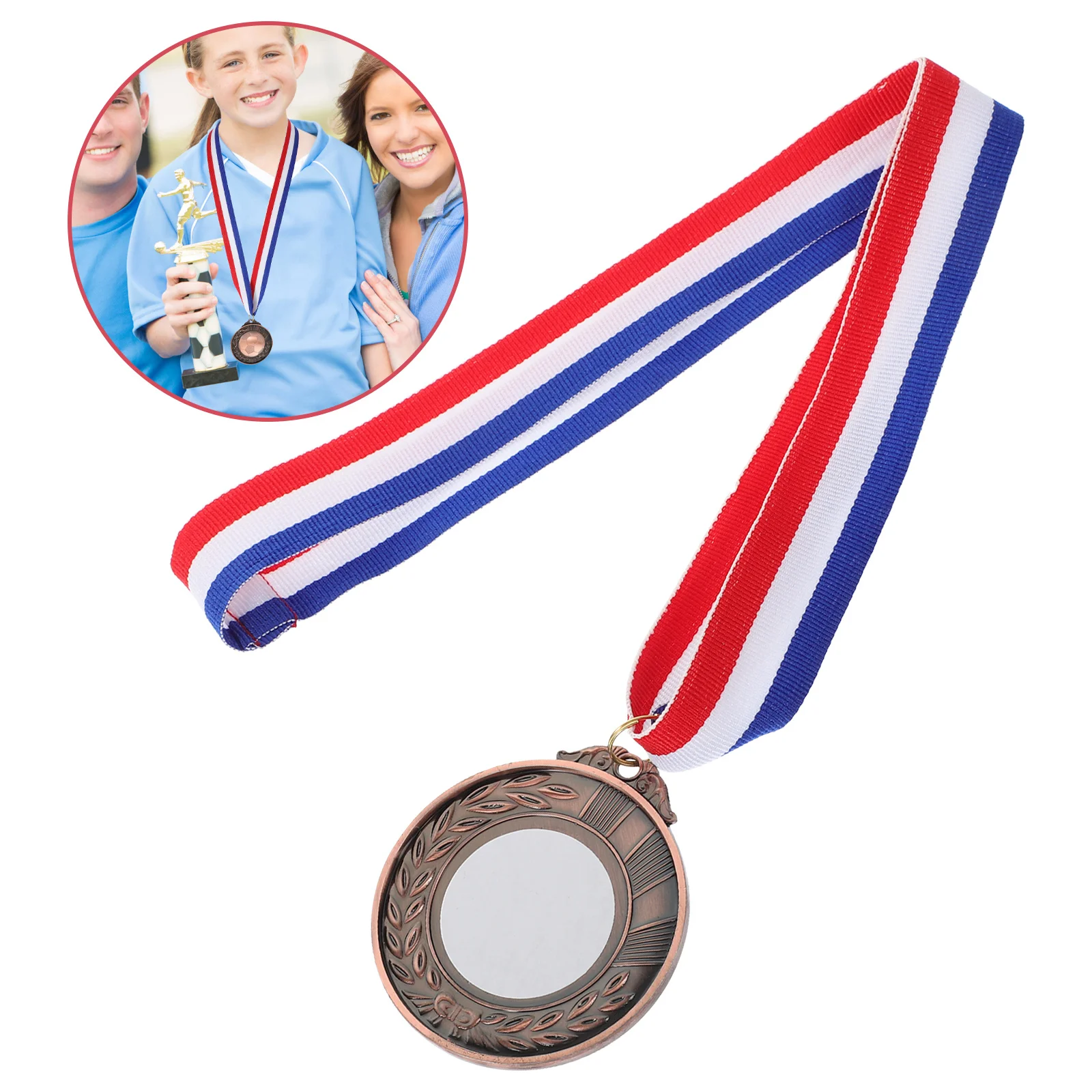

1pc Blank For Awards Diy Metal Competition Supply Encouragement Medals Party Prizes Classroom Rewards Sports Medal Iron