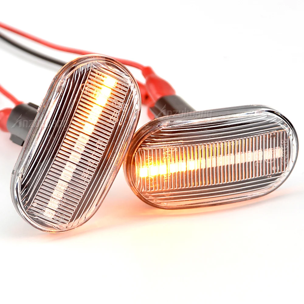 

High quality Clear & Smoked Lens LED Side Marker Lamp Fender Turn Signal Dynamic Amber Lights For Suzuki Jimny JB64W 2018/07-