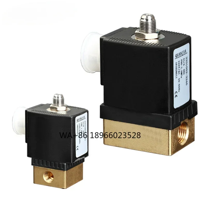 [Customized] brass three-way solenoid valve gas solenoid valve for testing equipment for air compressors