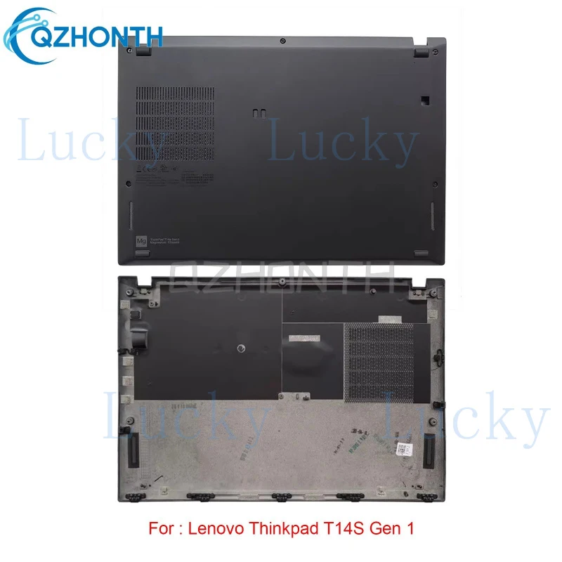

f New Bottom Case For Lenovo Thinkpad T14S Gen 1 (Black) 5CB0S95447 14"